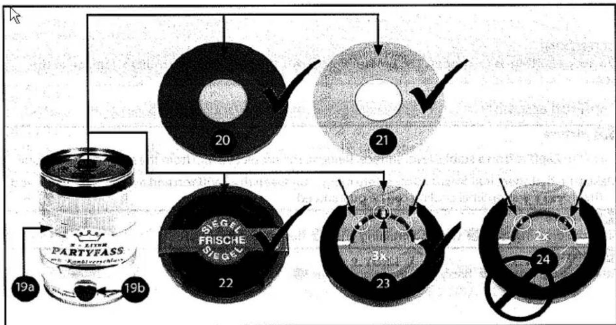 H.KOENIG BW1880 - SELLADO DEL BARRIL DE CERVEZA - 7