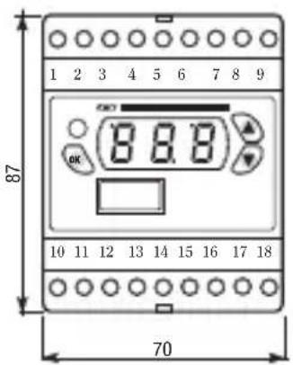 Vemer HR2P7A - DIMENSIONS MODULAIRE 4 DIN - 1