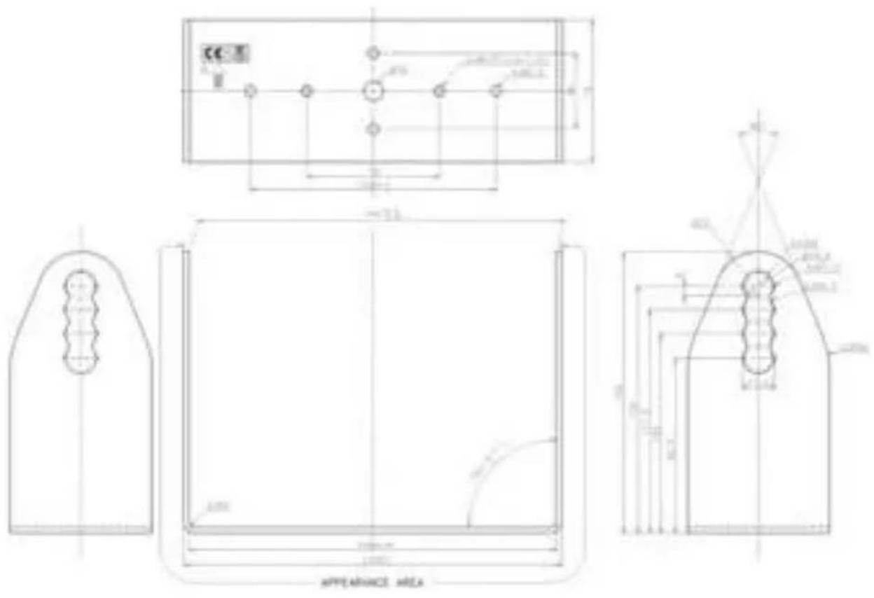 FOSTEX 6301N - ■ Dimensional drawings of EB-6301 - 1