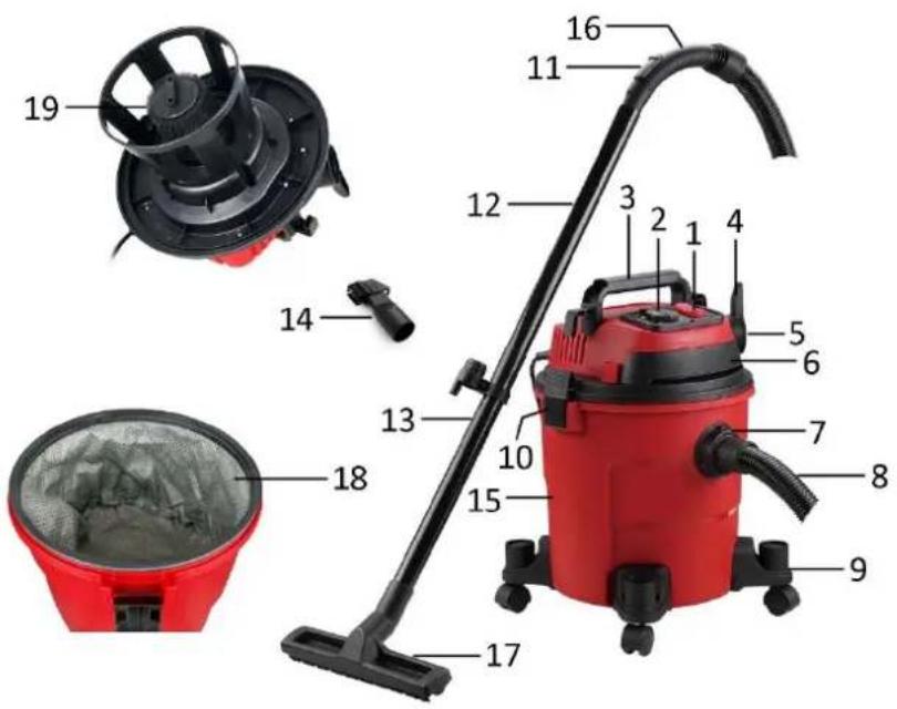 Emerio WD125850 - PARTS AND ACCESSORIES - 1