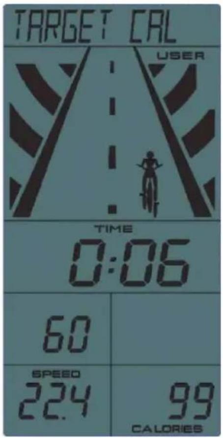 Capital Sports Evo Race - Training mode Target calories - 2