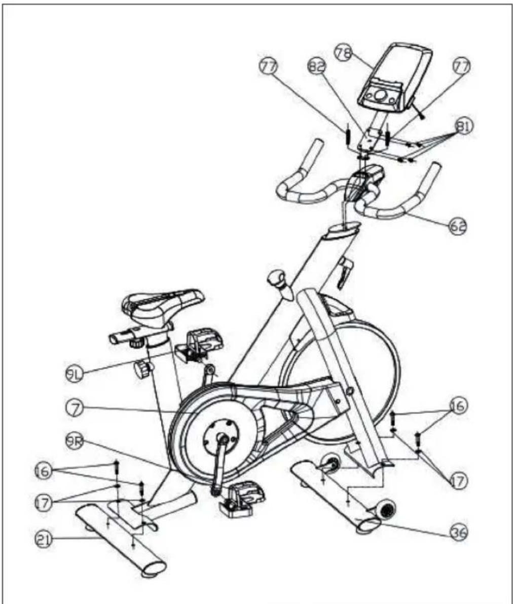 Capital Sports Evo Race - UTENSILI E PEZZI IMPIEGATI - 1