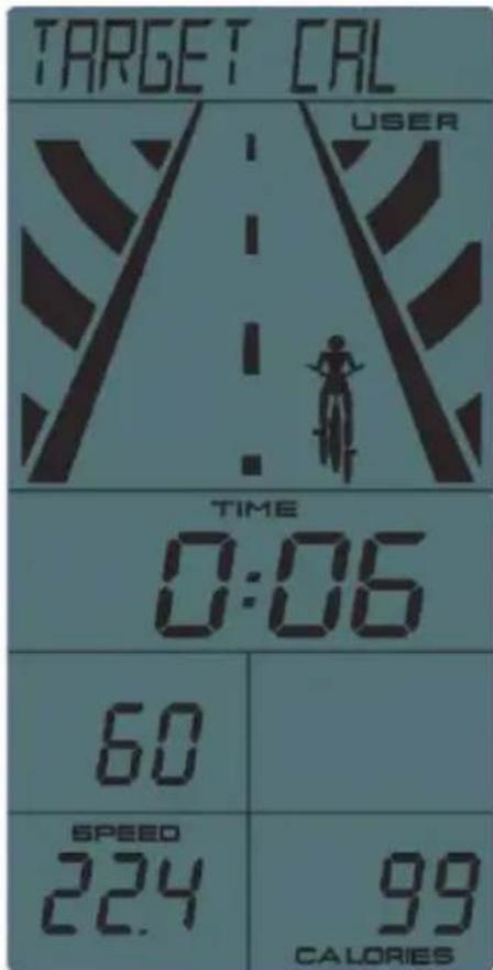 Capital Sports Evo Race - Mode d'entrainment calories cibles - 2