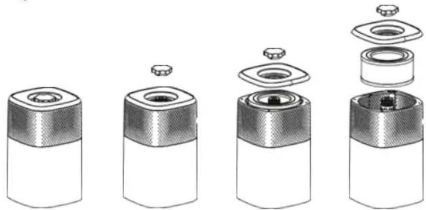 WILFA Fresh AP100CW - FILTER REPLACE INDICATOR - 1