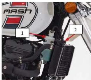 Mash XRide 125cc (2022) - Reservoir de liquide de refroidissement - 1