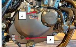 Mash XRide 125cc (2022) - Vérification du niveau d'huile moteur - 1