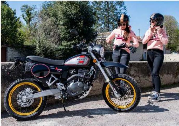 Mash XRide 125cc (2022) - I - Principales données techniques - 1