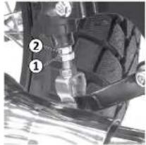 Mash XRide 125cc (2022) - Réglage du frein de la roue arrière - 1