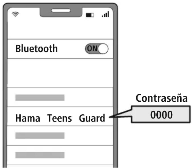HAMA Teens Guard 00184112 - Busque los auriculares con su dispositorio terminal (sólo es besoino para la conexión inicial) - 1
