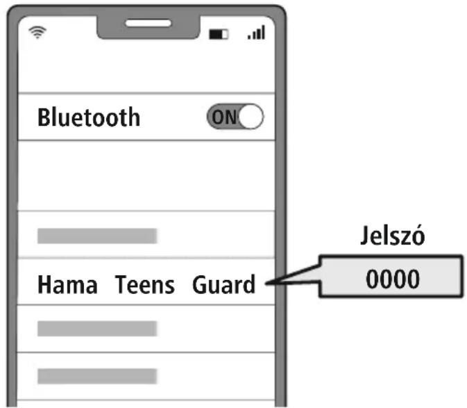 HAMA Teens Guard 00184112 - Keresse meg eszkózevel a fejhallgát (csak az elso kapcsolódásnal szükséges) - 1
