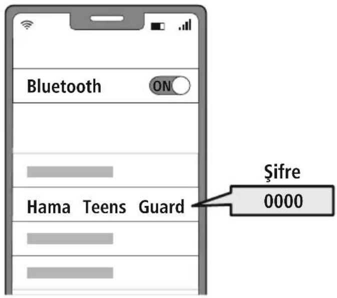 HAMA Teens Guard 00184112 - Nihai cihaziniz ile kulakligi arayin (sadece ilk baglantida gereklidir) - 1