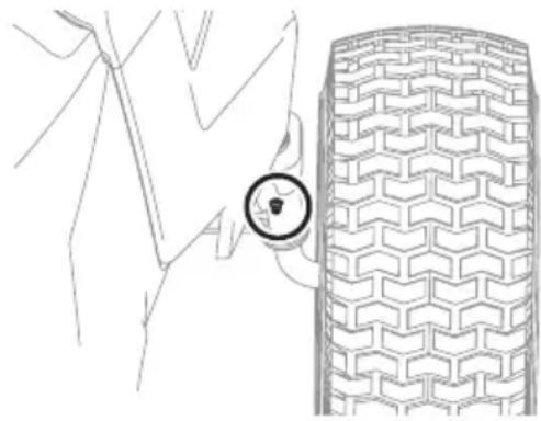 TROY-BILT Super Bronco 50 XP - LUBRIFICATION DES ROUES AVANT - 1