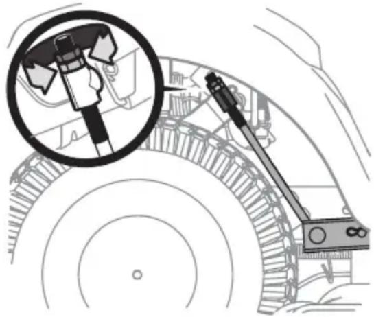 TROY-BILT Super Bronco 50 XP - MISE À NIVEAU LATÉRALE DU PLATEAU DE COUPE - 1