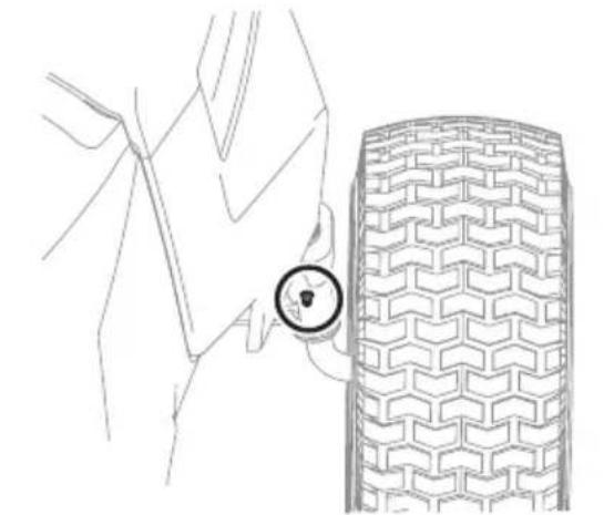 TROY-BILT Super Bronco 50 XP - LUBRICATING FRONT WHEELS - 1