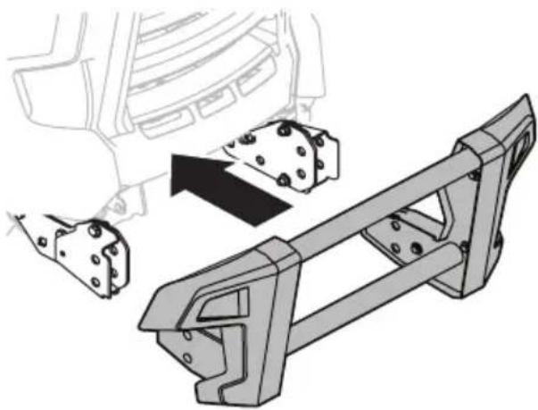 TROY-BILT Super Bronco 50 XP - INSTALACIÓN DE LA PROTECCIÓN DEL CEPILLO FASTATTACH™ (SI SE INCLUYE) - 1