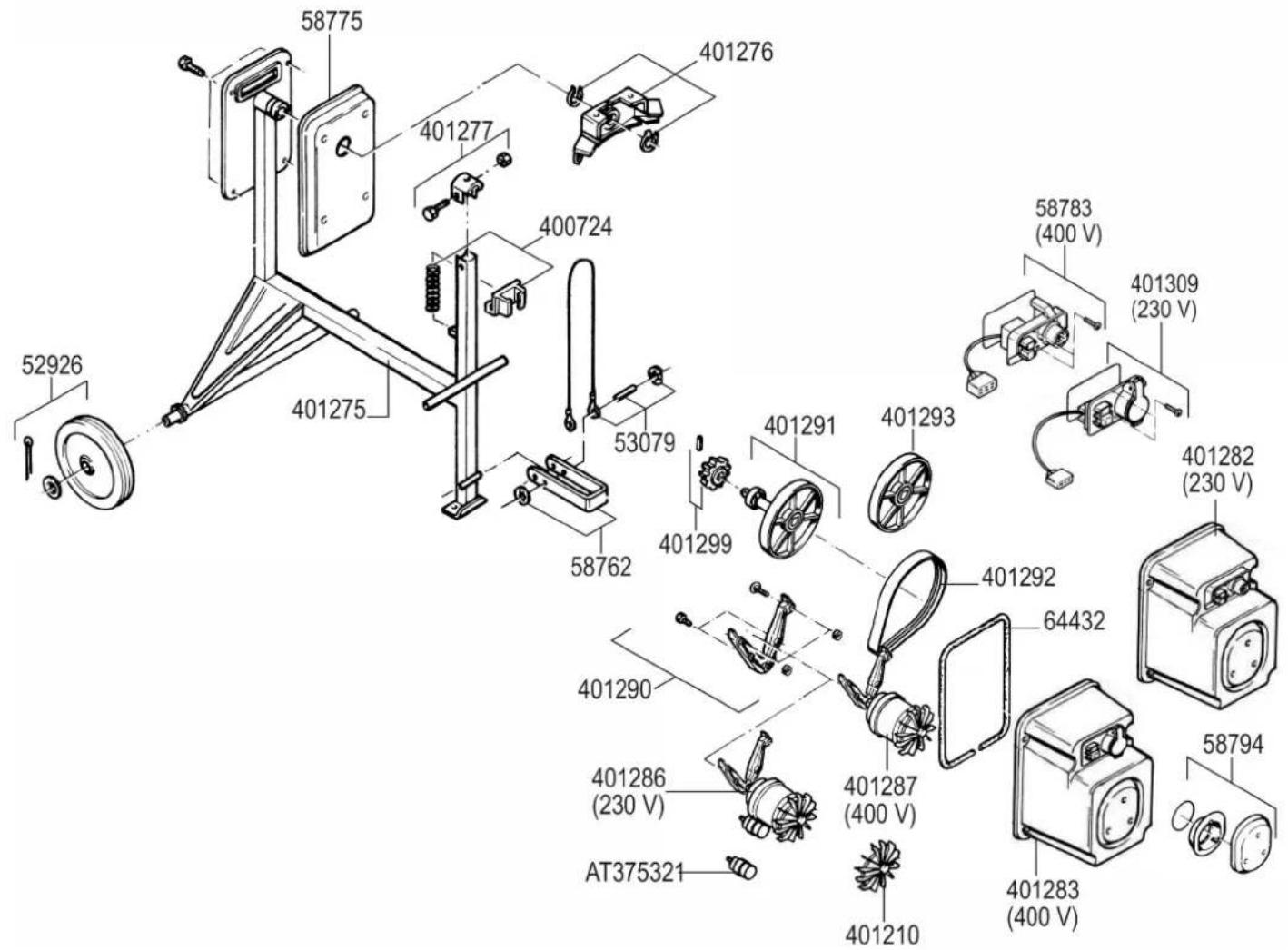 Lescha SM 145 S - GB Spare parts - 4