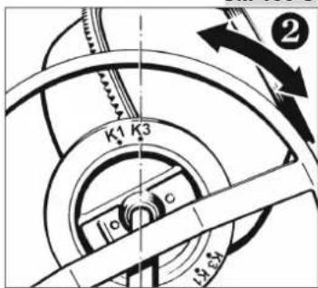 Lescha SM 145 S - Handrad beim Schwenken gut festhalten. - 3