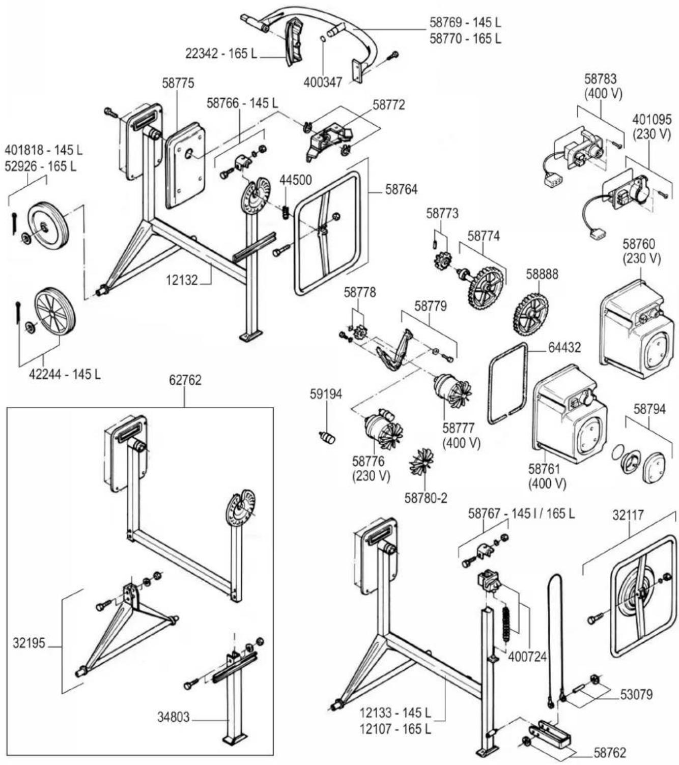 Lescha SM 145 S - GB Spare parts - 2