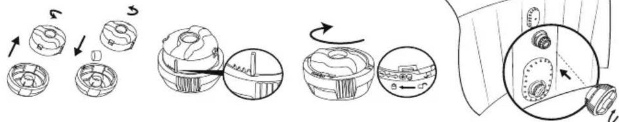 BESTWAY SaluSpa 60064 - Using chemical tablets (not included): - 1