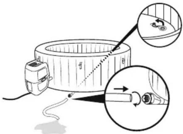 BESTWAY SaluSpa 60064 - UTILISATION DU SPA - 3