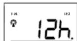 LA CROSSE TECHNOLOGY WS7215U - 12 OR 24 HOUR TIME SETTING - 1