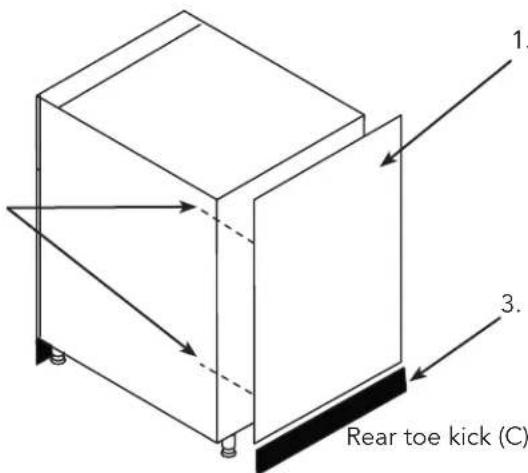 VIKING VSBO2402SS - BACK PANEL INSTALLATION - 1