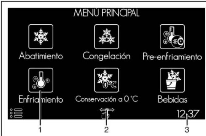 Fulgor Milano FCLBC 4500 TF - La pantalla es la interfaz con el usuario - 1