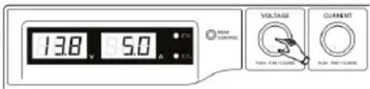 VOLTCRAFT DPPS3215 - b) Réinitialiser les préroglages de sortie (P1/P2/P3) aux valeurs par défaut - 5