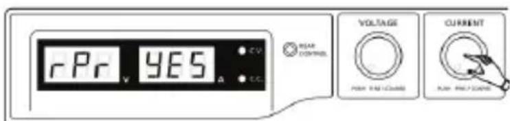 VOLTCRAFT DPPS3215 - b) Réinitialiser les préroglages de sortie (P1/P2/P3) aux valeurs par défaut - 4