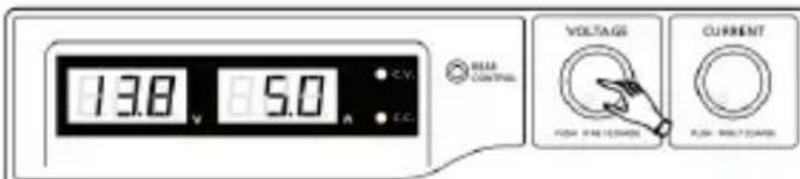 VOLTCRAFT DPPS3215 - a) Zeroing the unit manually - 4