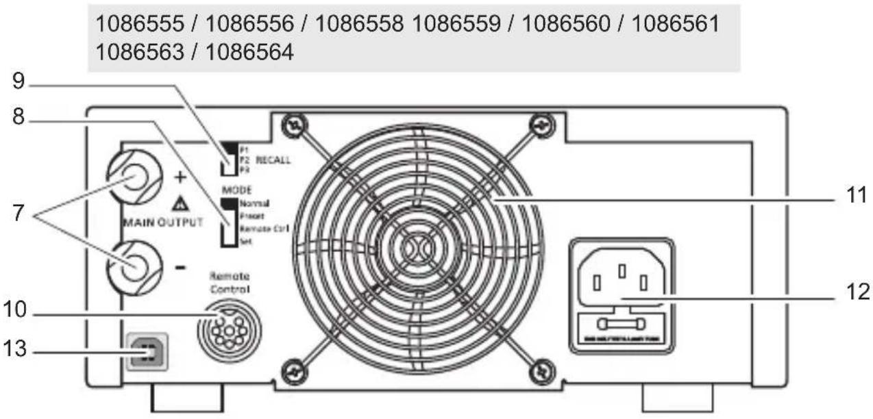 VOLTCRAFT DPPS3215 - BEDIENELEMENTE - 2