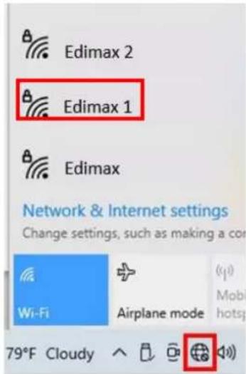 Edimax EW7811ULC - III-3. Connexion à un réseau Wi-Fi - 4