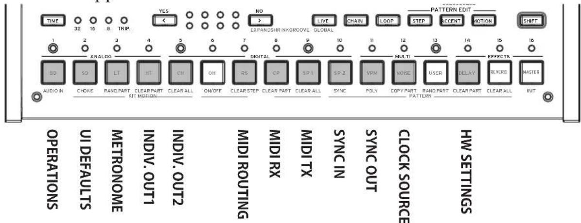 KORG Drumlogue - Paramètres globaux - 1