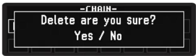 KORG Drumlogue - Supprimer un programme de CHAIN - 1