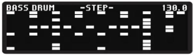 KORG Drumlogue - Lire et arrête un motif (pendant l'edition du motif) - 1