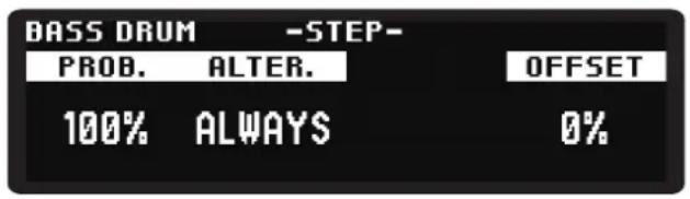 KORG Drumlogue - Bouton STEP (saisie de notes par pas) - 1