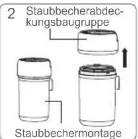 JIMMY Pro Antimite UV BX7 - Reinigung von MIF-Filterwatte und Zyklonkegel - 2