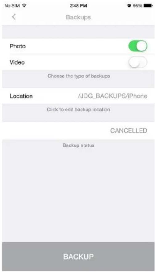 TRANSCEND JetDrive Go 300 - App - Sauvegardes - 1