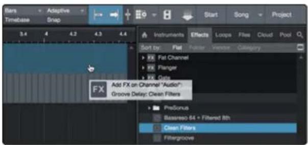 PRESONUS AudioBox GO - Glisser-deposer d'effets - 1