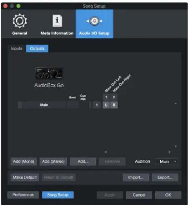 PRESONUS AudioBox GO - Configuration de vos entrées/sorties - 4