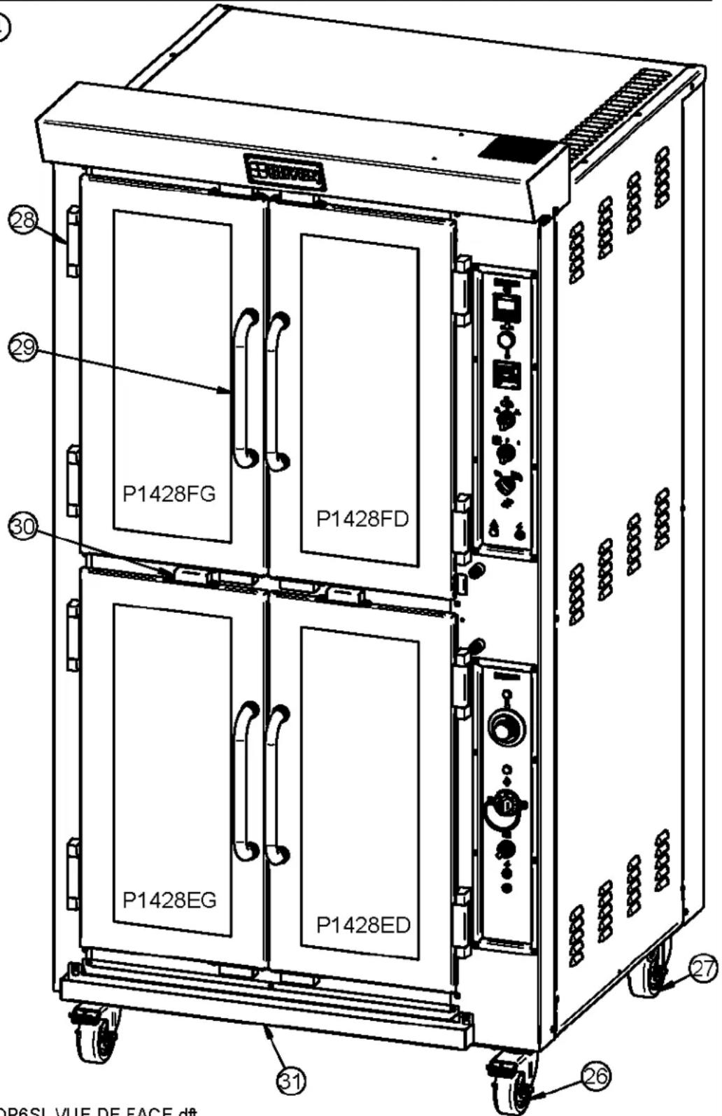 Doyon JAOP12SL - BAKE CHART - 2