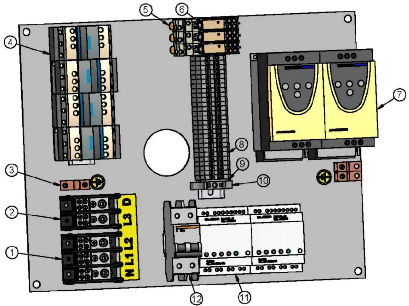 Doyon JAOP12SL - PAN.CONT.SIMPLE120/208-240V1&3PH SANS ZELIO (JA6SL) - 3