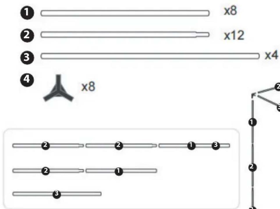SereneLife SLISAU40BK - SAUNA CADIRIMONTAJ TALIMATLARI - 1
