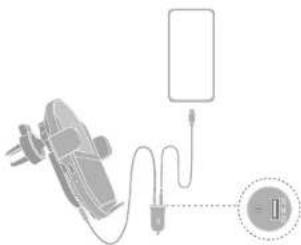 HUAWEI SuperCharge Wireless Car Charger - CAUTION - 2