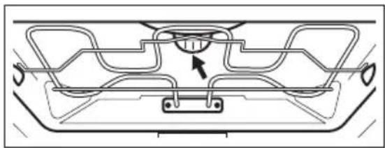 AEG BSE778380T - Top lamp - 1