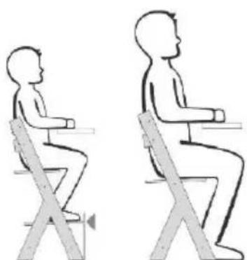 Kindercraft ENOCK - Wybór pozycji wysokiego krzesěfka dla daneci i krzesěfka dla starszych daneci: - 2