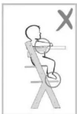 Kindercraft ENOCK - Keuze van de stand van het hoge kinderstoeltje en stoeltje vooroudere kinderen: - 1