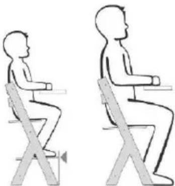 Kindercraft ENOCK - Position selection for the baby highchair and the chair for older children: - 2