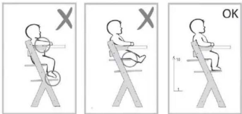 Kindercraft ENOCK - Vyber polohy vysoke zdle pro deti a zdle pro starsi deti: - 1