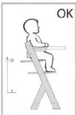 Kindercraft ENOCK - Keuze van de stand van het hoge kinderstoeltje en stoeltje vooroudere kinderen: - 3